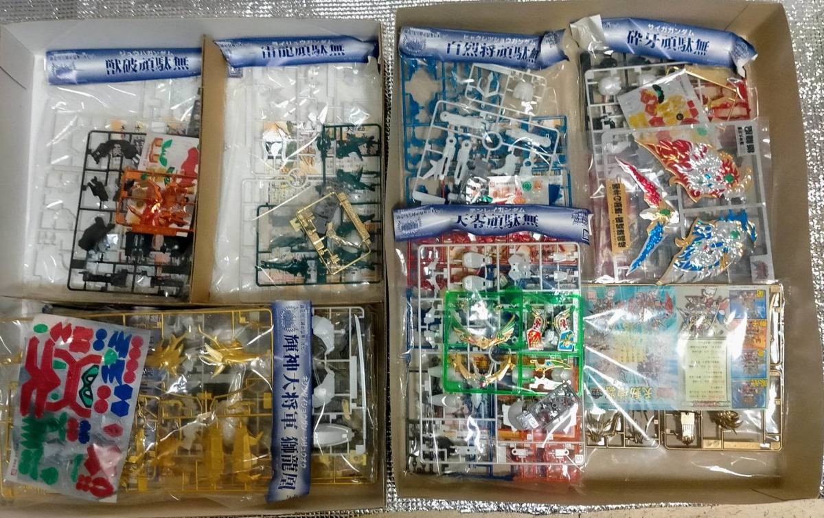 SDガンダム BB戦士 獅龍鳳出陣頑駄無6体セット 輝神大将軍 獅龍鳳 武神