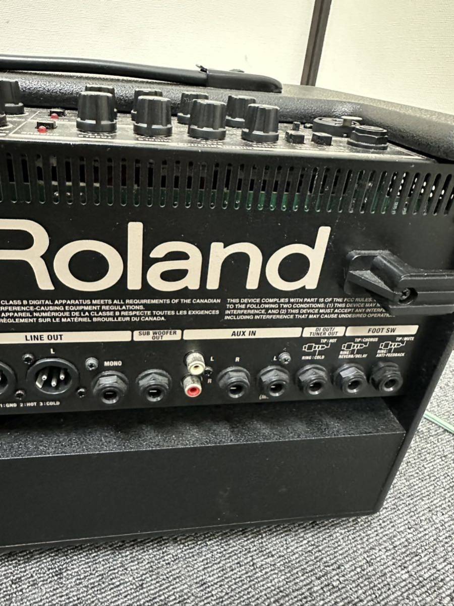 公式販売 C4919☆美品 ローランド アコースティックギターアンプ AC-60