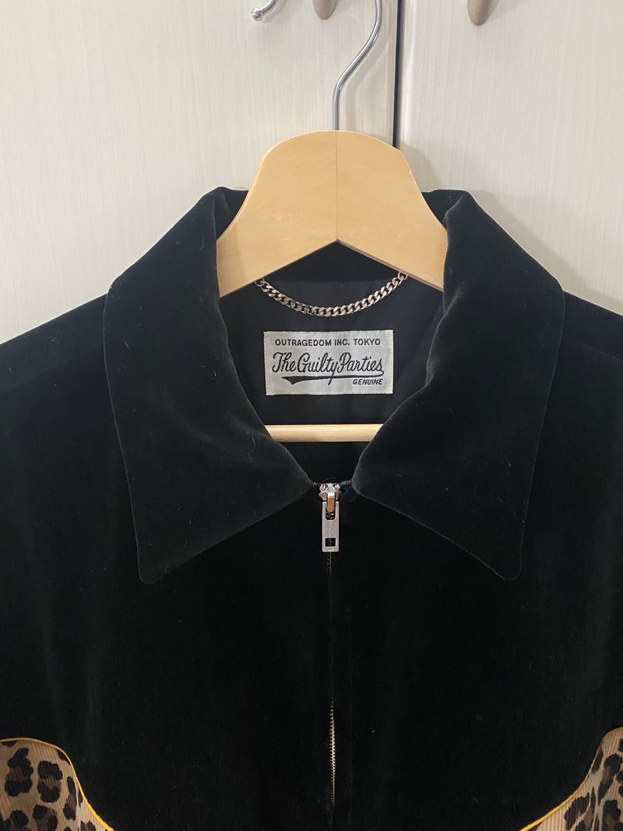 wacko maria ワコマリア 22aw WESTERN JACKET ウエスタンジャケット モヘア ベロア レオパード s