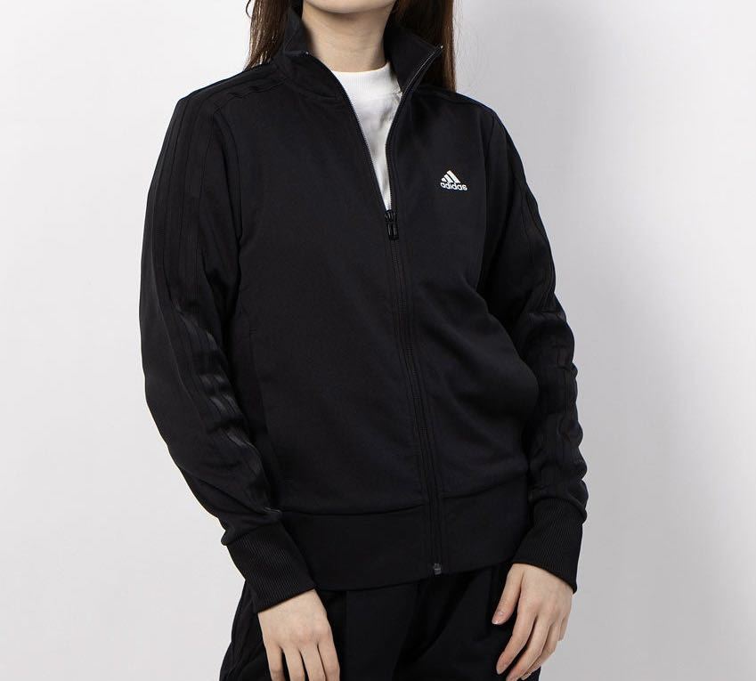  cheap new goods Adidas lady's WMH3S warm-up jacket black GF 6948 M size 