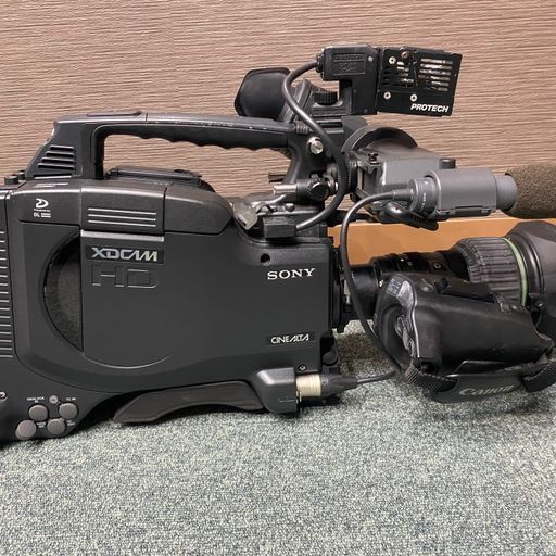  SONY PDW-F355 カメラ+レンズ+メディア3枚+バック　業務用デジタルビデオカメラ　_画像2