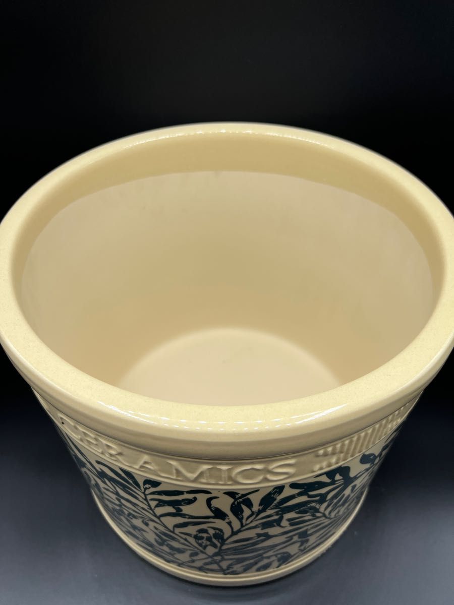 ウィリアム モリス】リーフシリンダー 30 グリーン クリーム 可愛い