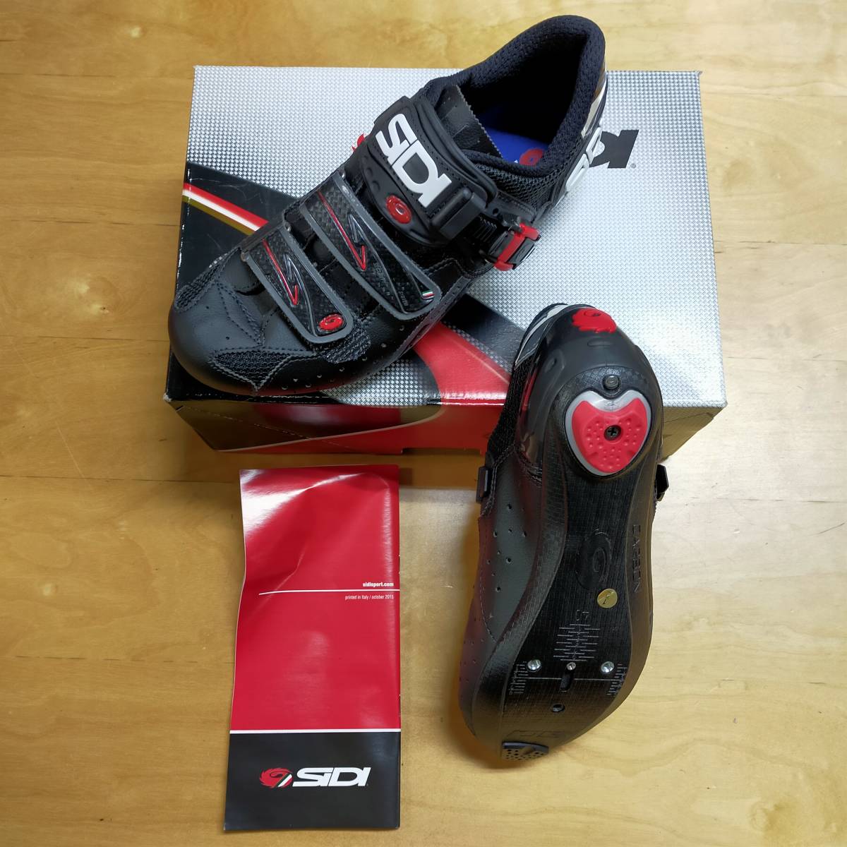 珍しい サイズ40.5 SIDI GENIUS 5 SIDI CARBON BLACK BLACK CLOGOXC