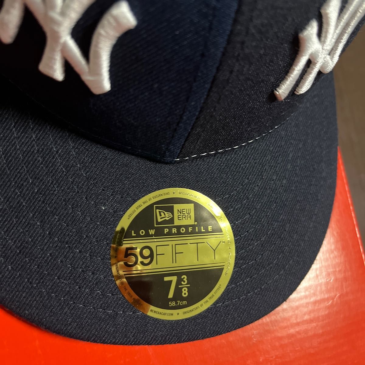ニューエラxBEAMS別注 ヤンキースキャップ クレージーパターン 58.7cm NEW ERA 帽子キャップ