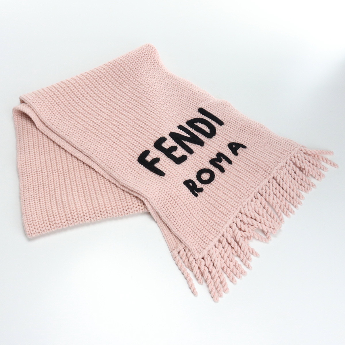 FENDI ロゴ ウールマフラー マフラー | panarcticoptions.org