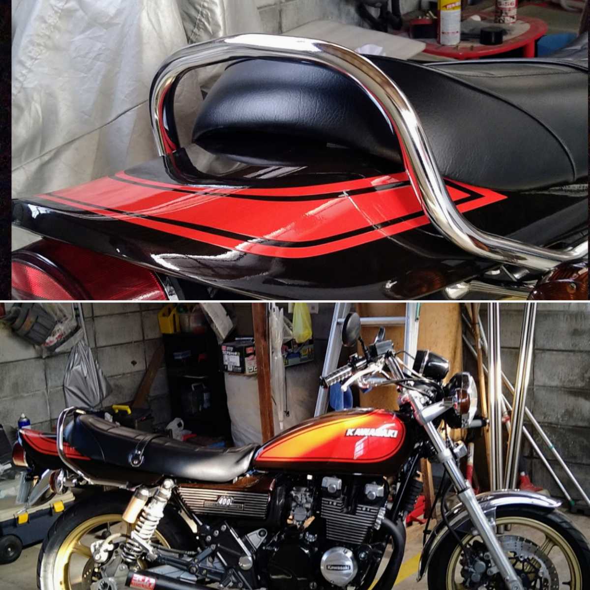 カワサキ ゼファー400 ゼファーχ Z2タイプ タンデムバー|カワサキ用 カワサキ ゼファー400 ゼファーχ Z2タイプ タンデムバー|カワサキ用