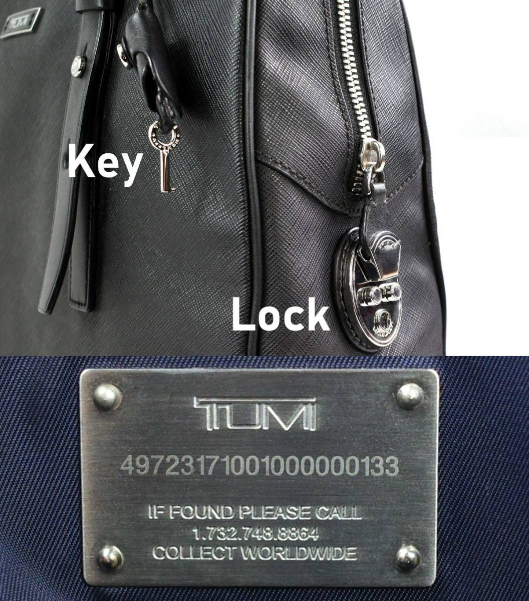 トゥミ 497231 VILLA ドーム・Satchel・ビジネス・ケース 美品-