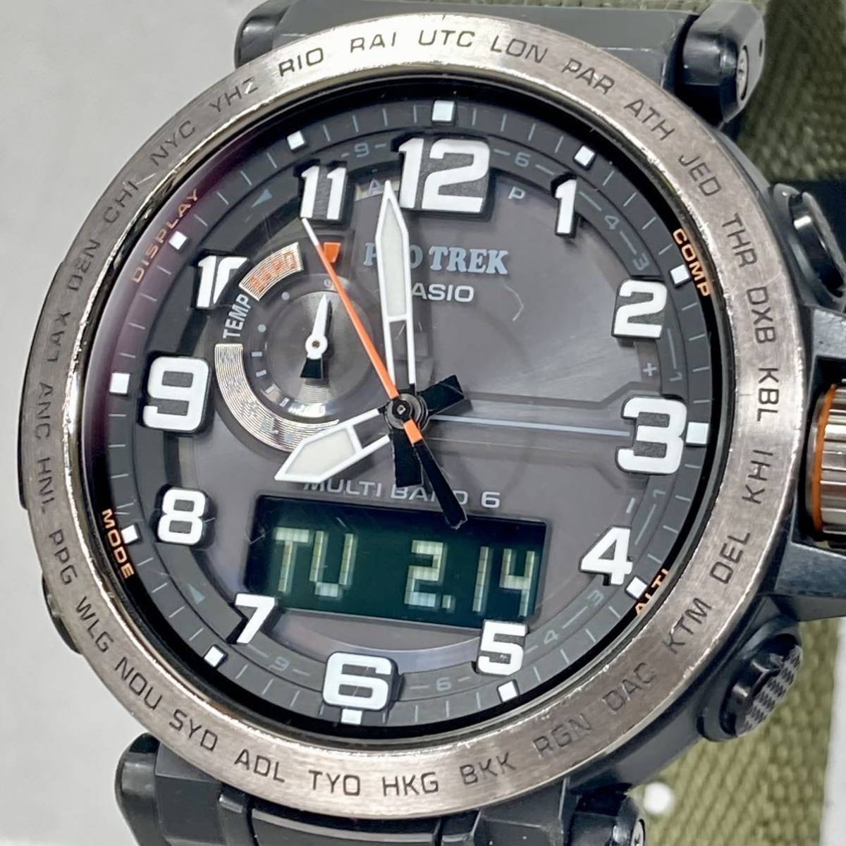 Yahoo!オークション - 中美品PROTREK PRW-6600YB-3JF サファリ Yahoo!オークション - 中美品PROTREK PRW-6600YB-3JF サファリ