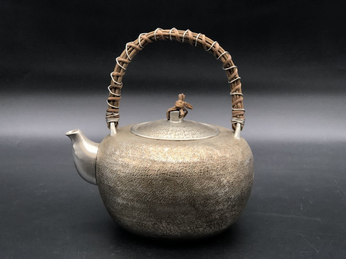 煎茶道具 錫 純錫 三越製 湯沸 やかん 急須 茶器(錫製)|売買された