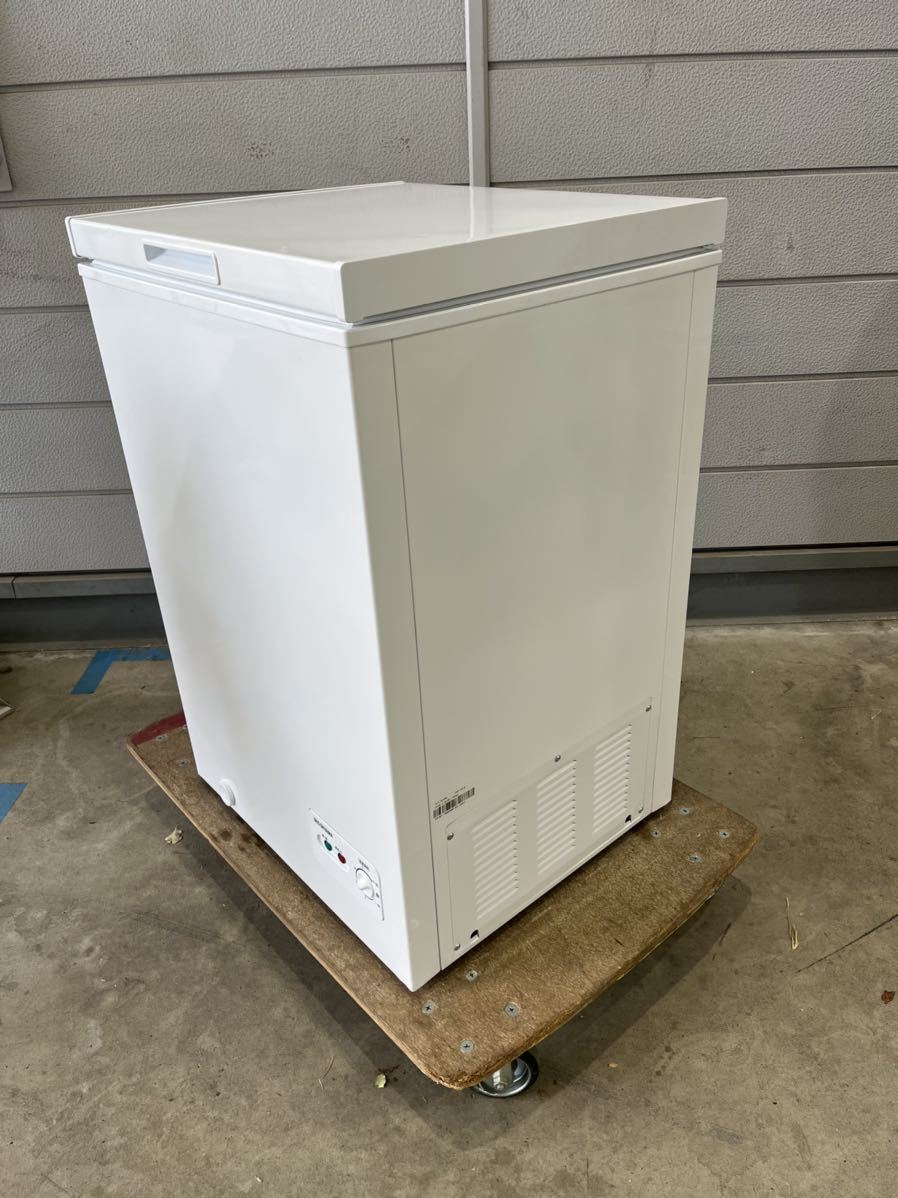 2020年製 アイリスオーヤマ 冷凍庫 100リットル ICSD-10A-W 冷凍