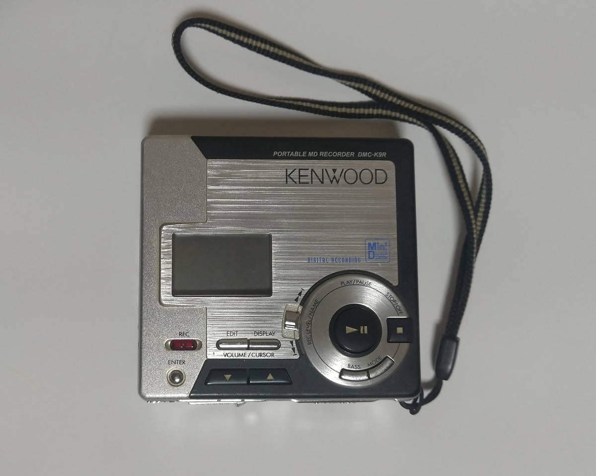 KENWOOD ケンウッド ポータブルMDレコーダー DMC-K9R 【ジャンク KENWOOD ケンウッド ポータブルMDレコーダー DMC-K9R 【ジャンク