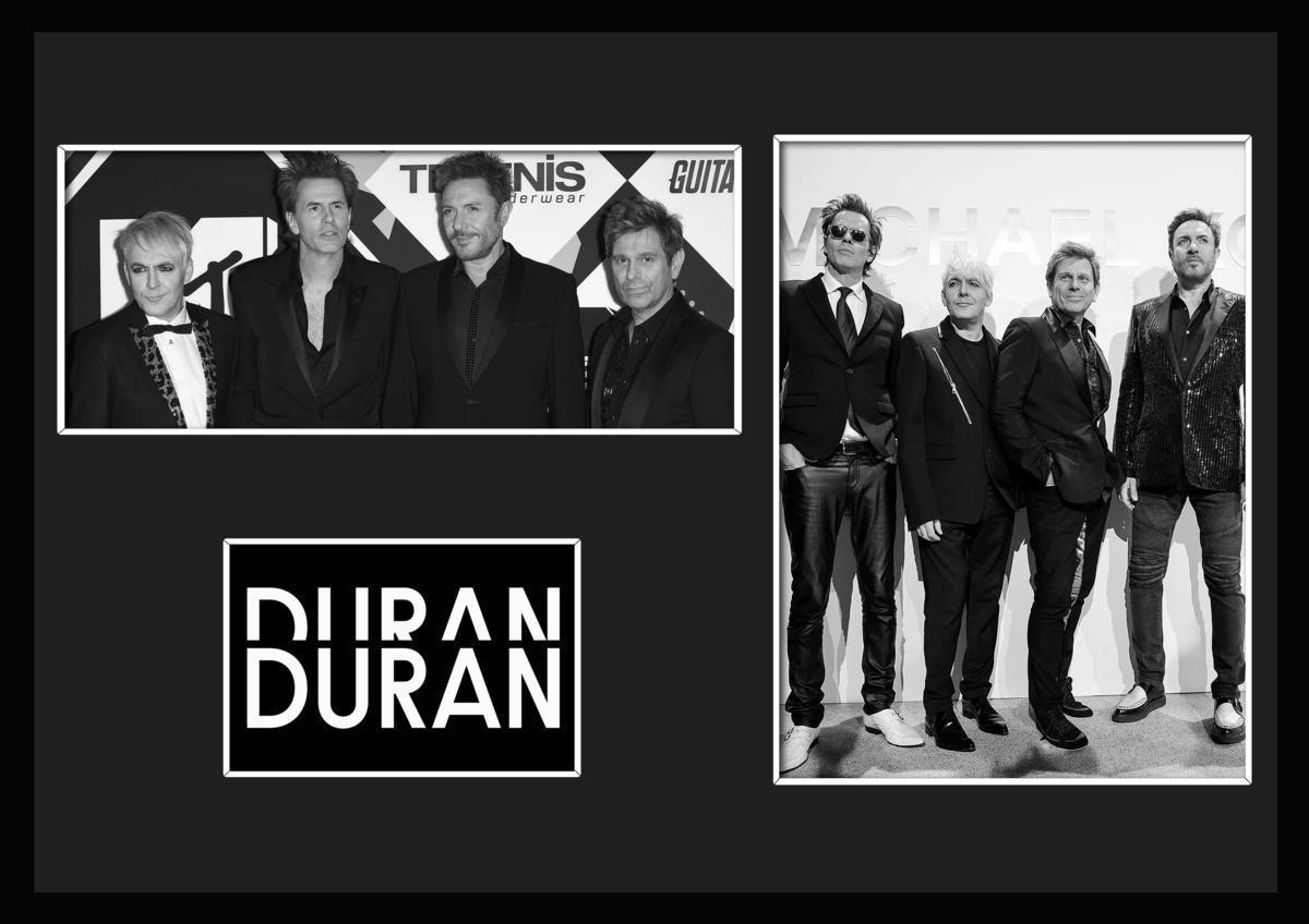 10種類!Duran Duran/デュラン・デュラン/ROCK/ロックバンドグループ/証明書付きフレーム/BW/モノクロ/ディスプレイ(9-3W)_画像1