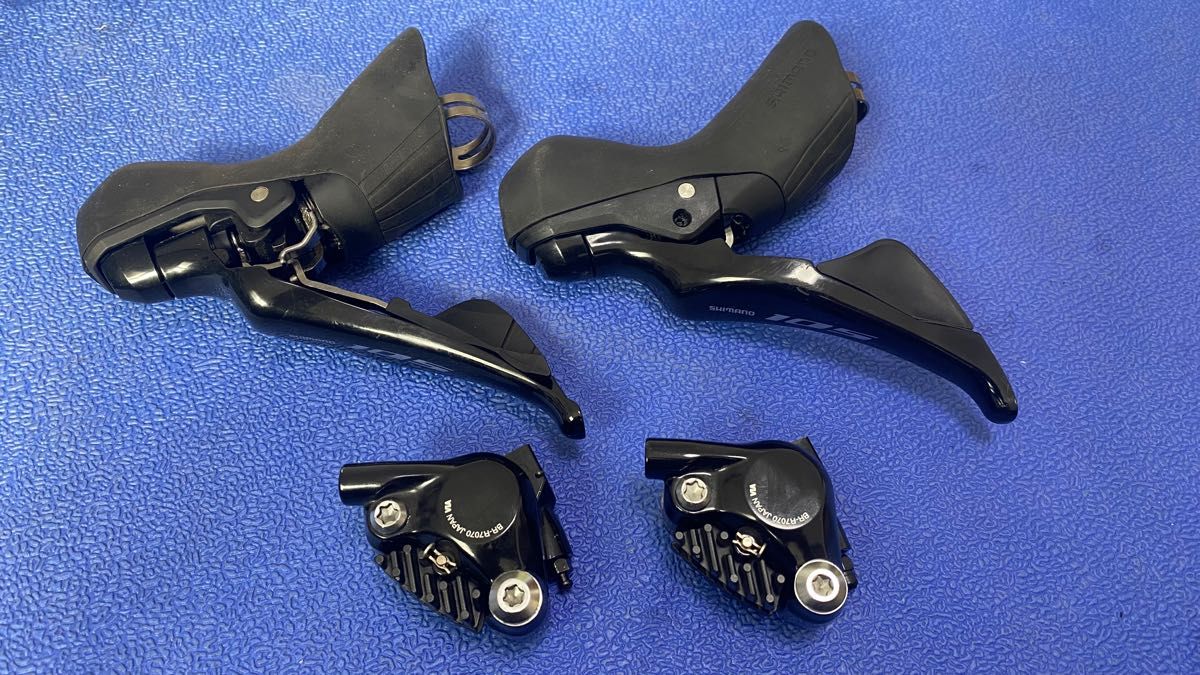 SHIMANO シマノ 105 STIレバー ST-R7025 左右 油圧ブレーキキャリパー