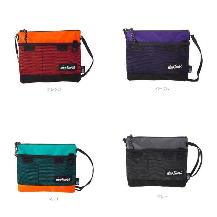 * orange Wild Things sakoshu mail order men's lady's brand WILD THINGS smaller stylish shoulder bag diagonal .. light 