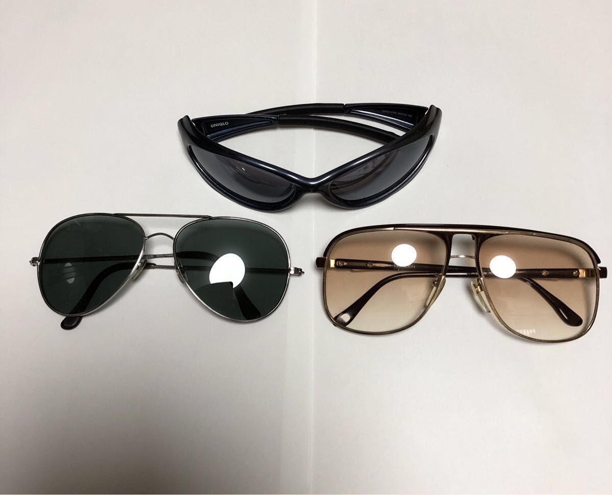 ユニクロ サングラス3点セット美品 - サングラス