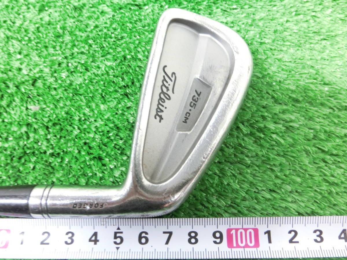 ♪Titleist タイトリスト 735・CM FORGED / 4番 アイアン 単品 純正スチール N.S.PRO970 FLEX-S ♪M0544_画像9