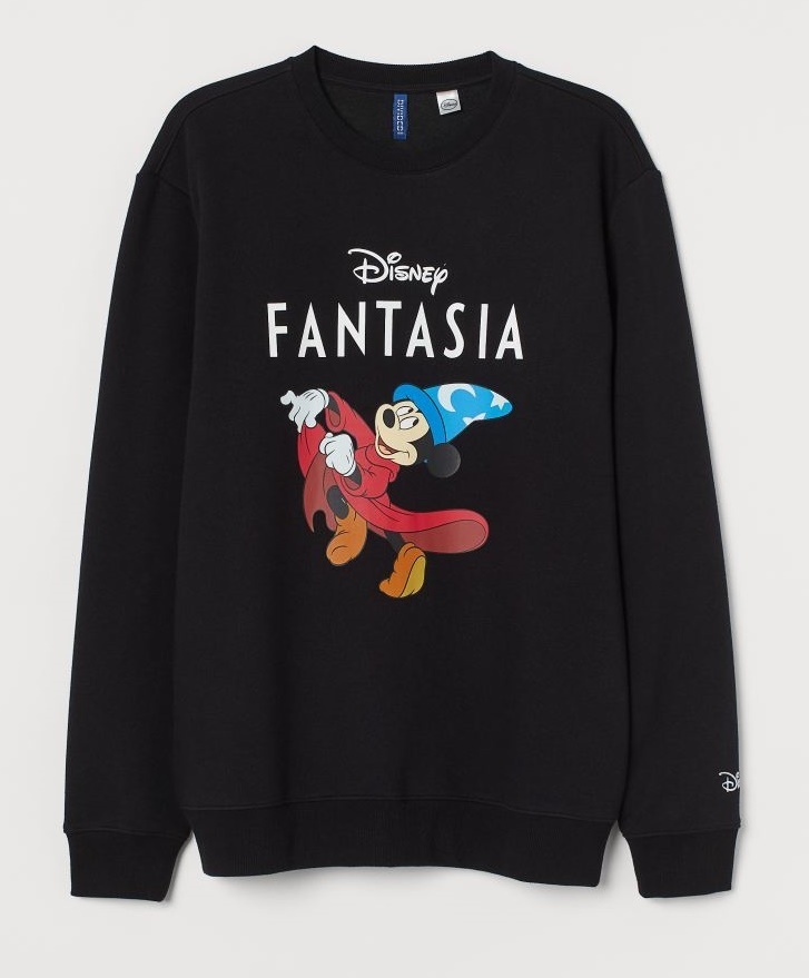 ミッキーマウス　Mickey Mouse　ファンタジア　Fantasia　スウェット　トレーナー　ディズニー　Disney　オーケストラ クラシック メンズXS