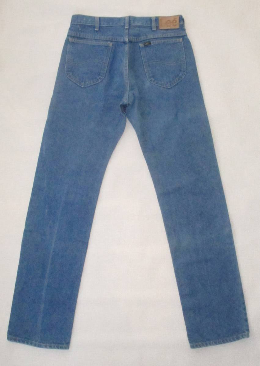 80's　リー　Lee　200　デニム パンツ Gパン ジーンズ　Straight Leg Denim Jeans　W32xL34　タロン42 ジッパー　アメリカ製　ヴィンテージ_画像1
