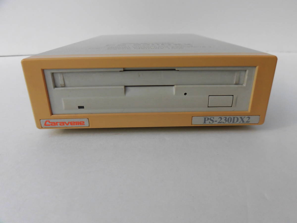 Caravelle attached outside SCSI connection MO Drive PS-230DX2/M (230MB) box,SCSI cable, lengthway . for pra pair etc. attached 