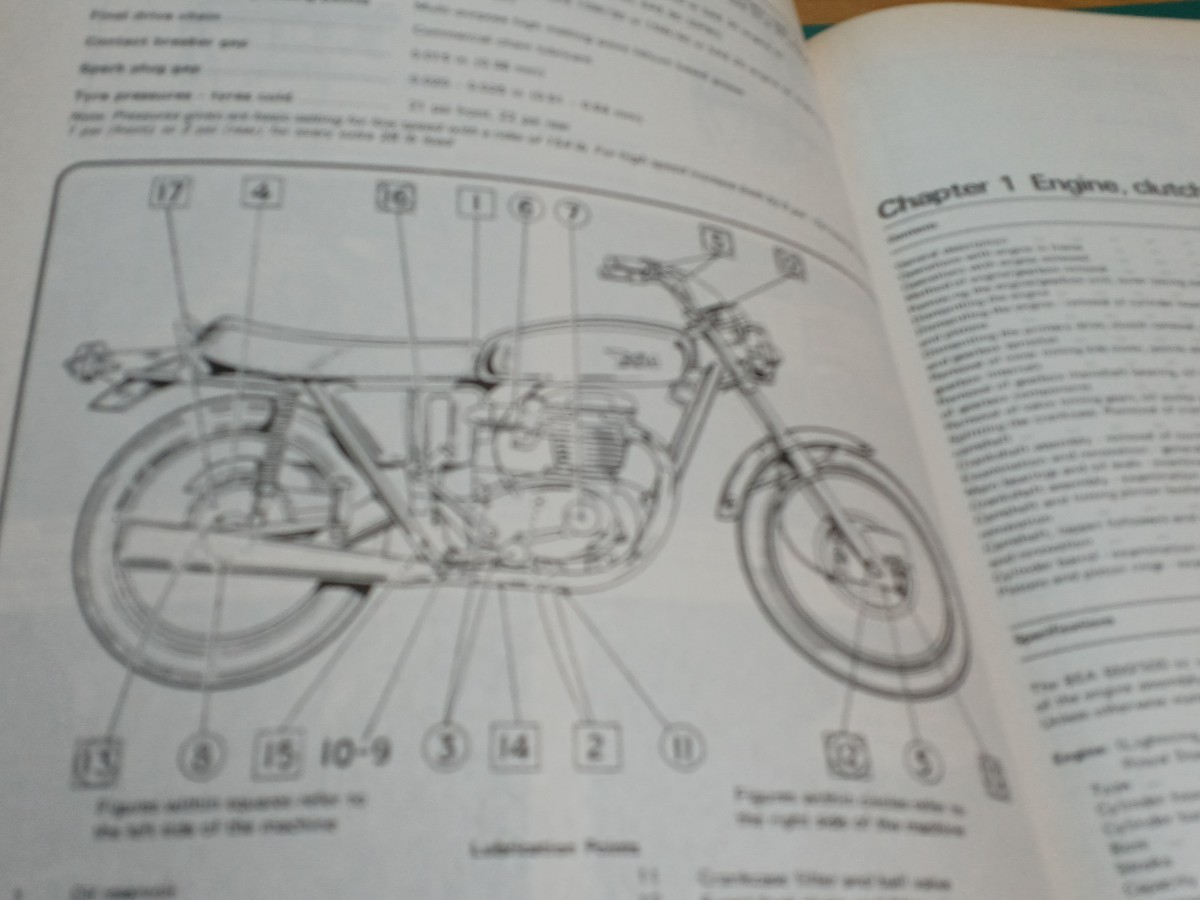 ■即決送料無料■ヘインズHaynes/BSA A50&A65 Twins2気筒 499-654CC 1962-1973オーナーズワークショップマニュアル配線図付 整備書/整備本_画像6