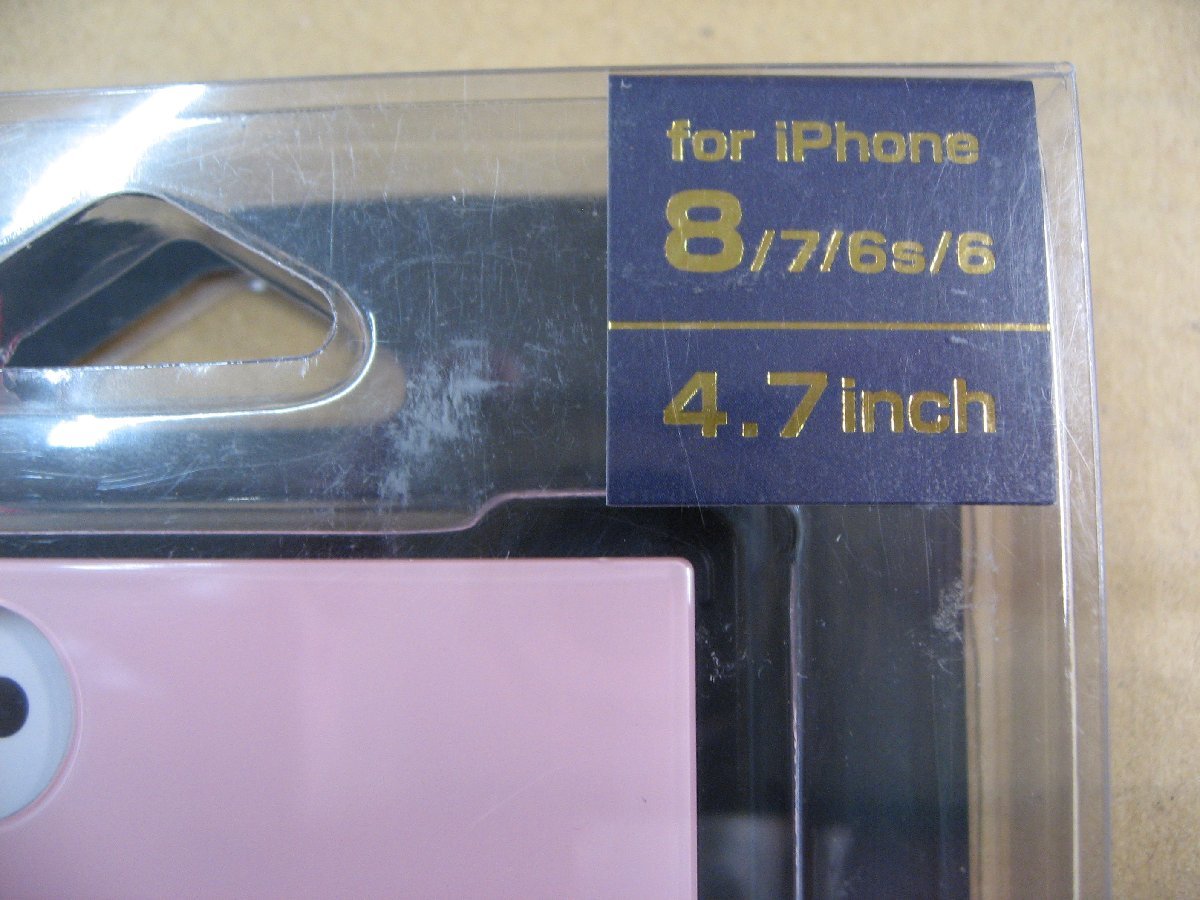 iPhone SE（第2世代）/8/7/6s/6用(4.7インチ)対応 PGA ガラスハイブリッドケース ロゴ/ピンク PG-DCS723PK マーベル_画像2