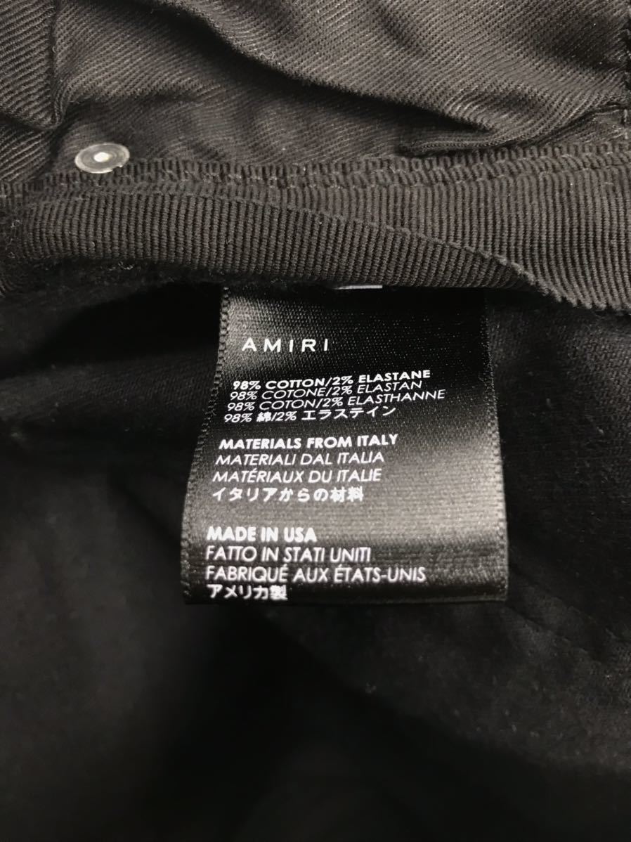 極美品☆AMIRI アミリ☆クラッシュ加工ストレッチスキニーコーティング
