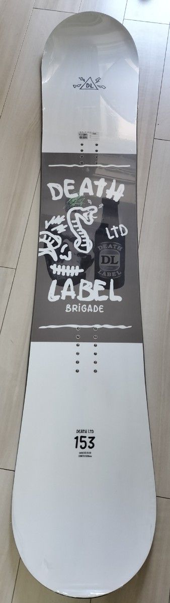 高品質の人気 スノーボード板（デスレーベル）153cm 【新品極美品！】(DEATH LABEL スノーボード 板 153cm 