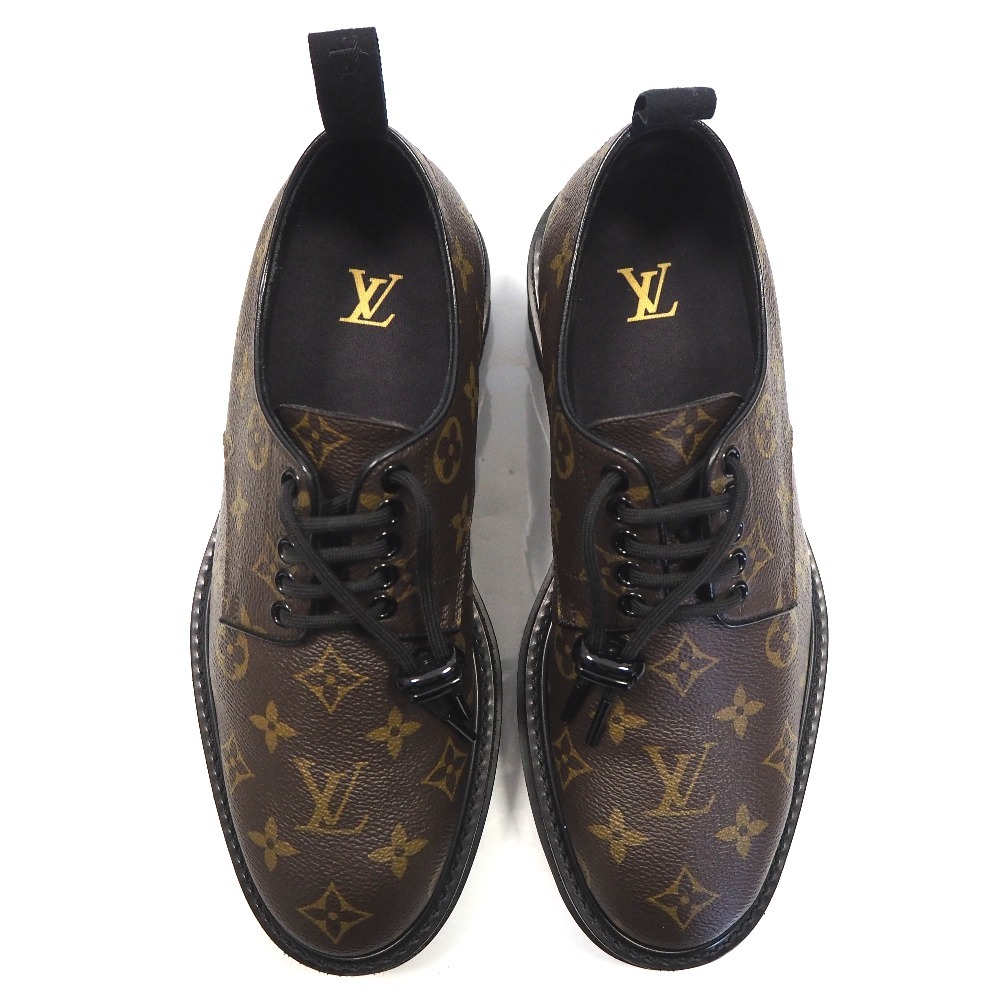 Th930003 ルイ・ヴィトン 靴 LV ブラック アイス ライン ダービー