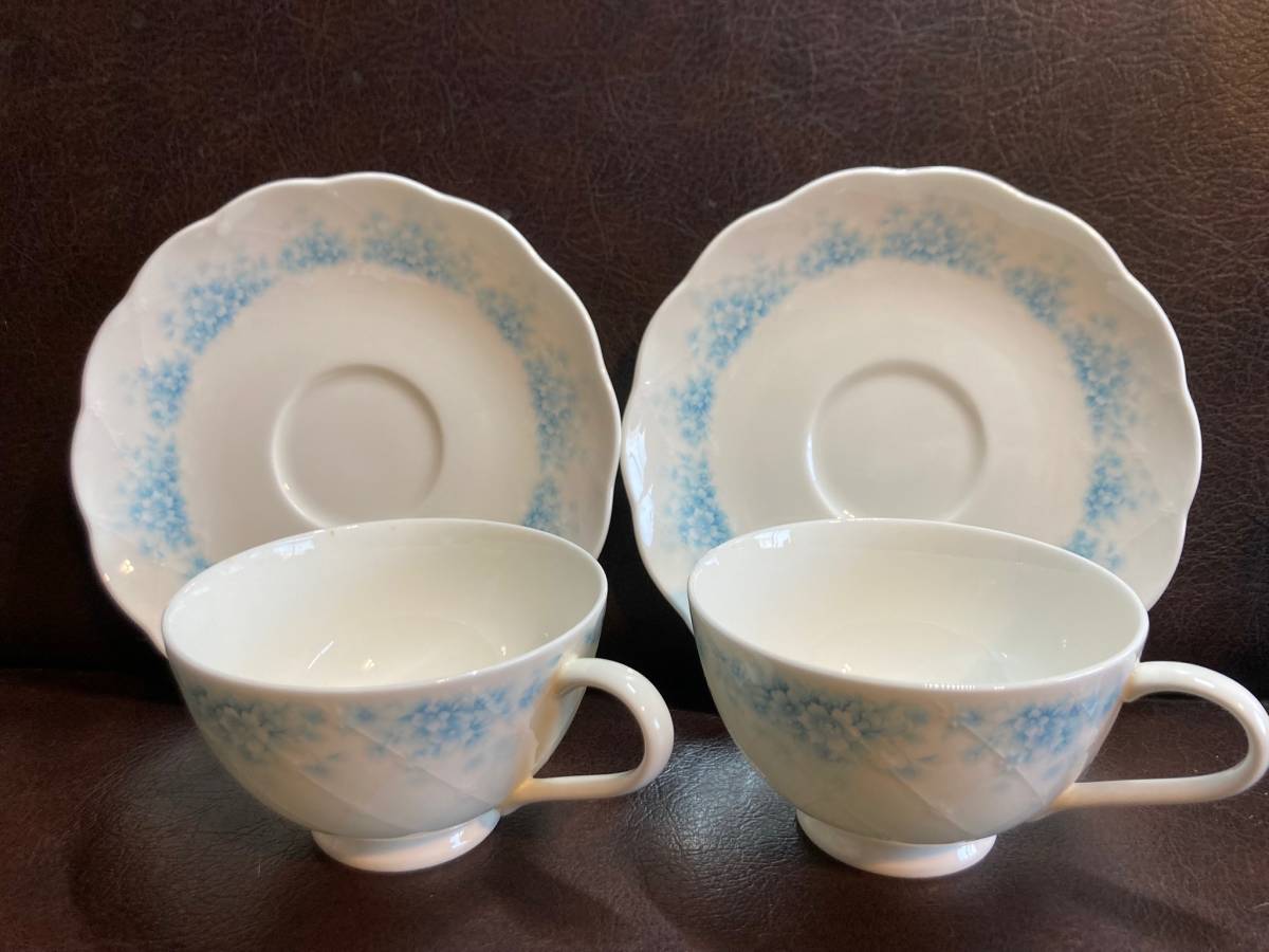 ◎希少美品　A183CC8　NORITAKE1976年　ノリタケ　9617　スタジオコレクション　カップ＆ソーサ２客_画像1