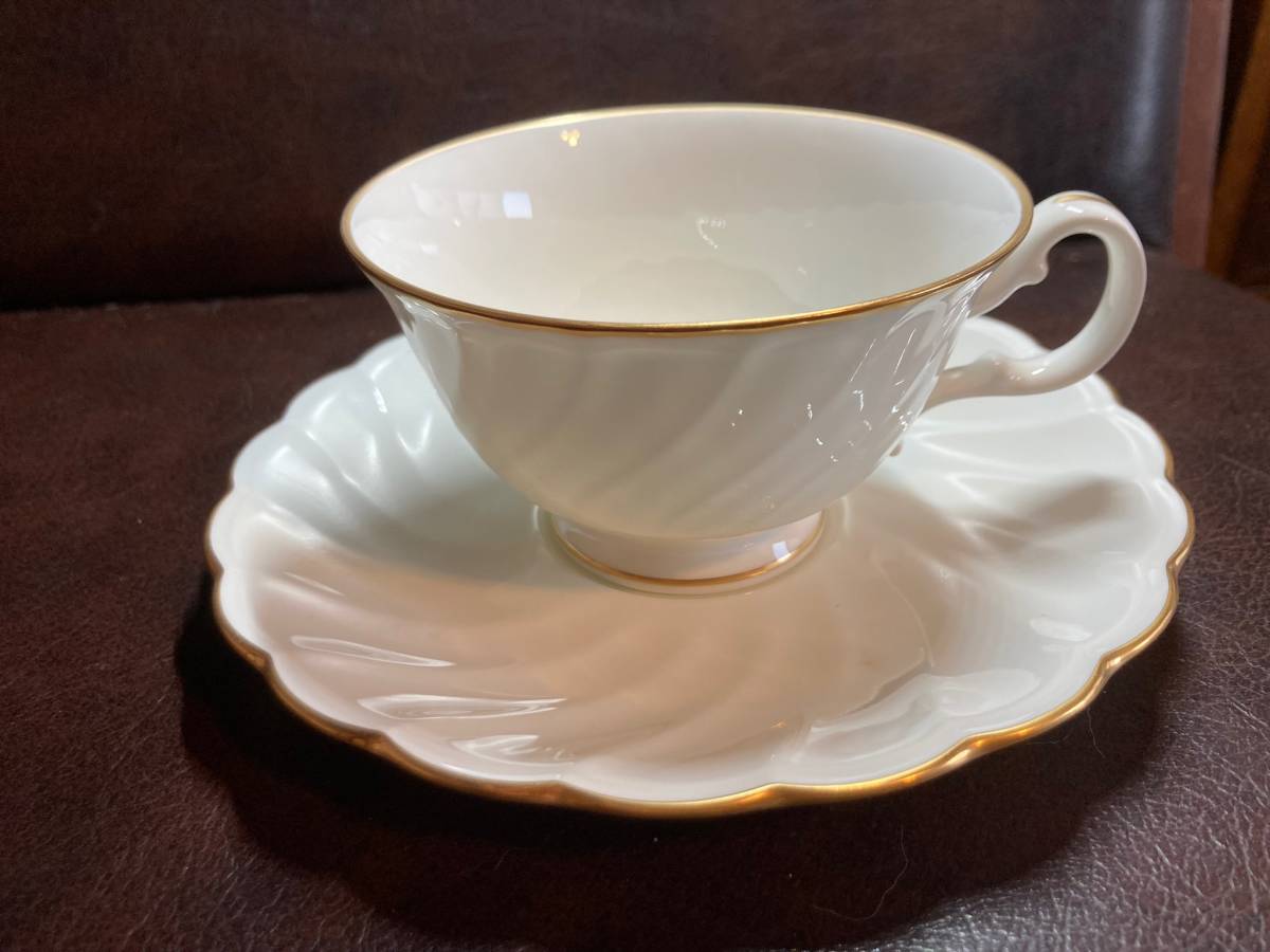 ◎希少美品　A185AC　NORITAKE 1973年 Bone china ノリタケ スタジオコレクション　カップ＆ソーサ２客(同梱OK_画像7