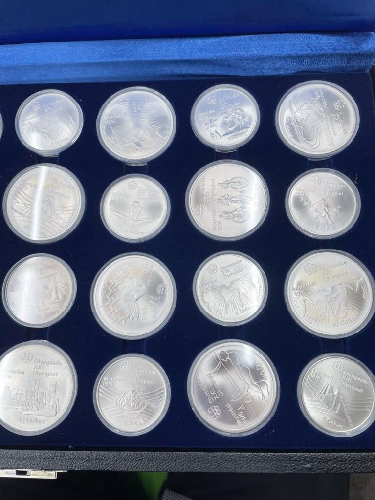希少】モントリオール オリンピック 1976年 銀貨 28枚 完集セット 