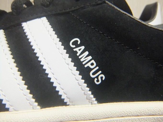 新品 adidas campus 黒/白 28.5cm☆アディダス キャンパス ブラック ホワイト BLACK WHITE BZ0084_画像3