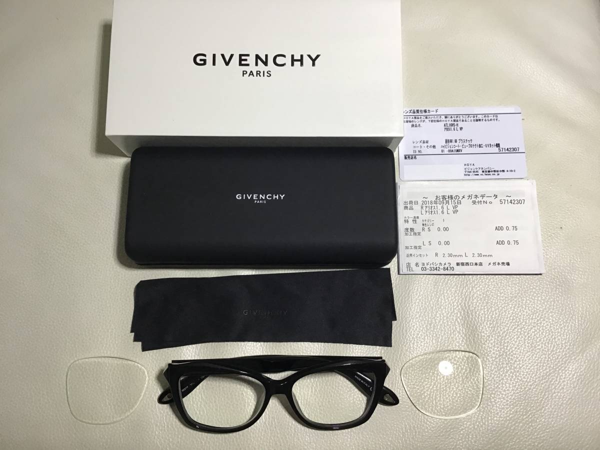 GIVENCHY ジバンシィ メガネ フレーム GV0021F-QON-52 ブラック_画像1