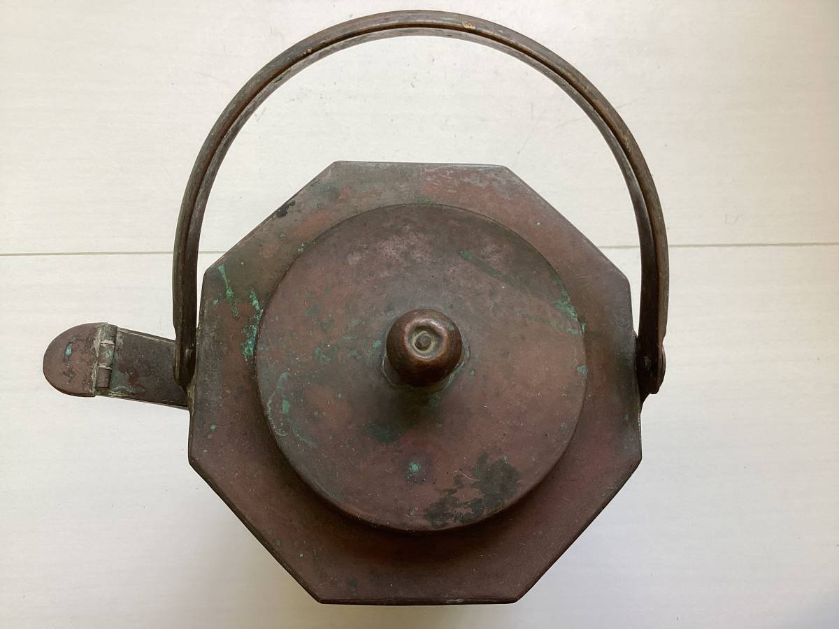 茶道具　やかん　茶器　銅製　銅瓶　骨董　C114_画像1