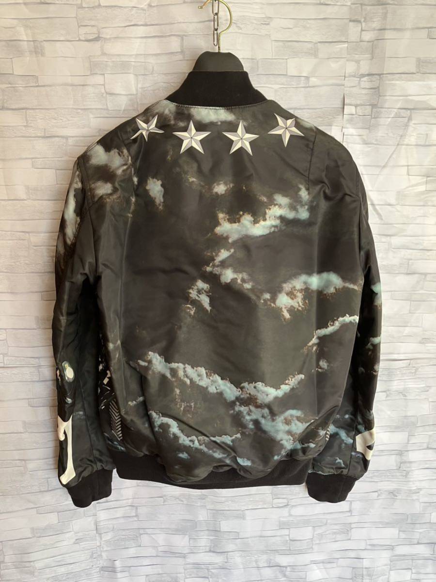 名作 givenchy ジバンシィ 戦闘機柄 ボンバージャケット ブルゾン MA-1