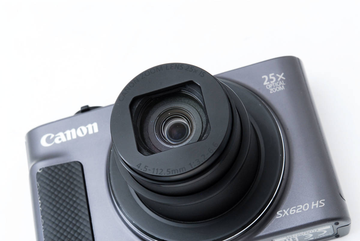 ほぼ新品 キヤノン Canon PowerShot SX620HS ブラック コンパクトデジタルカメラ 【初期付属品完備】 #502051