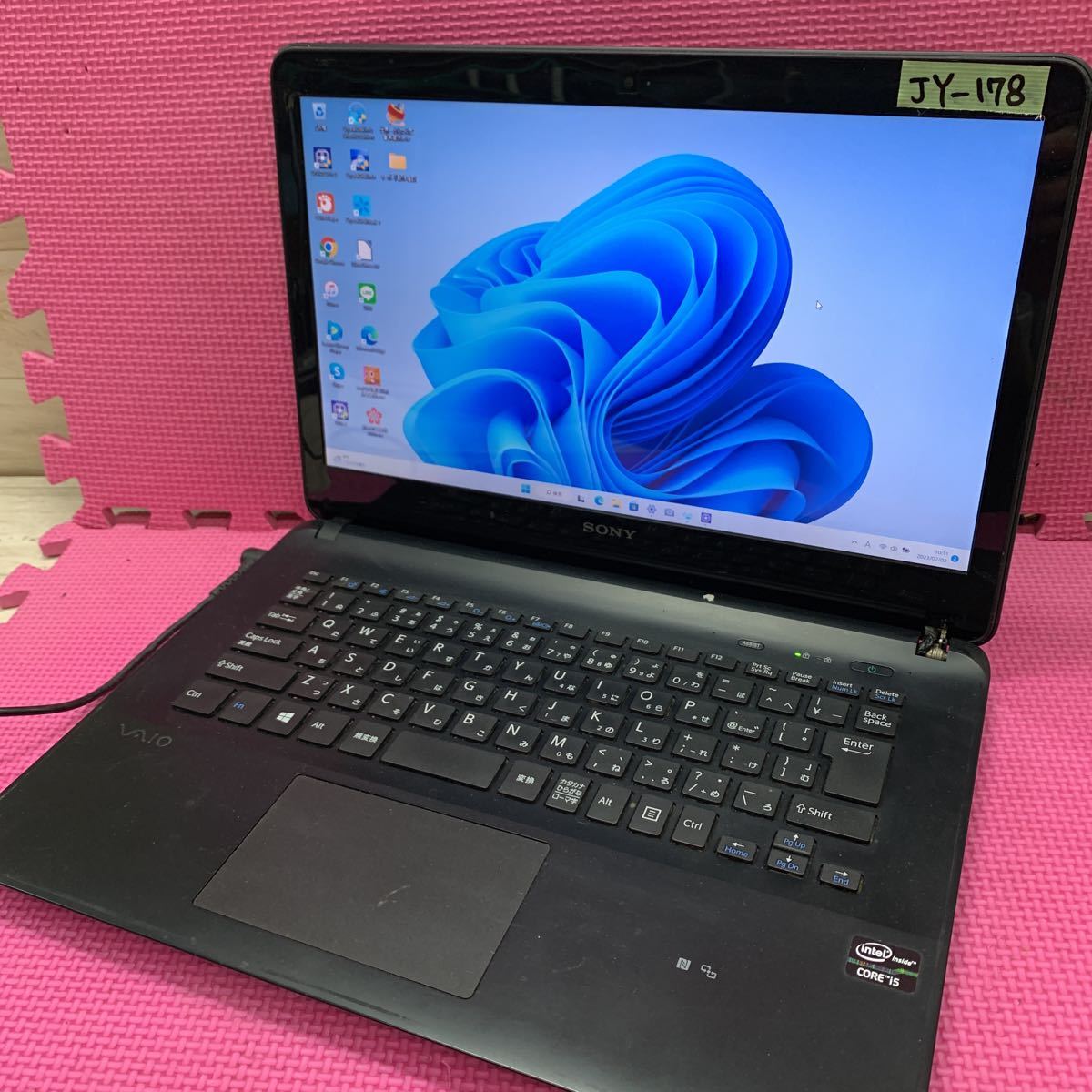 管理番号 JY- 178 ノートPC SONYVAIO SVF142C1JN core i5 メモリ4GB HDD320GB WEBカメラ搭載　Windows11搭載　Windows10に変更可　激安_画像1