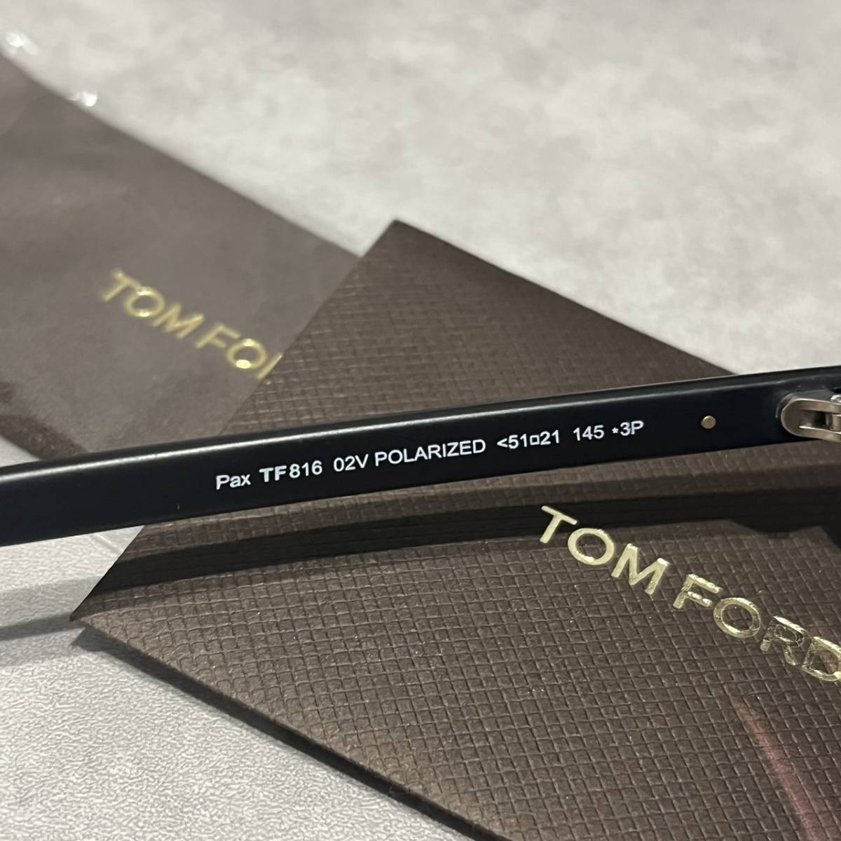 【送料無料】【正規品・新品】TOMFORD トムフォード TF816 FT816 02V フルリム ウェリントン ボストン イタリア製 サングラス_画像3