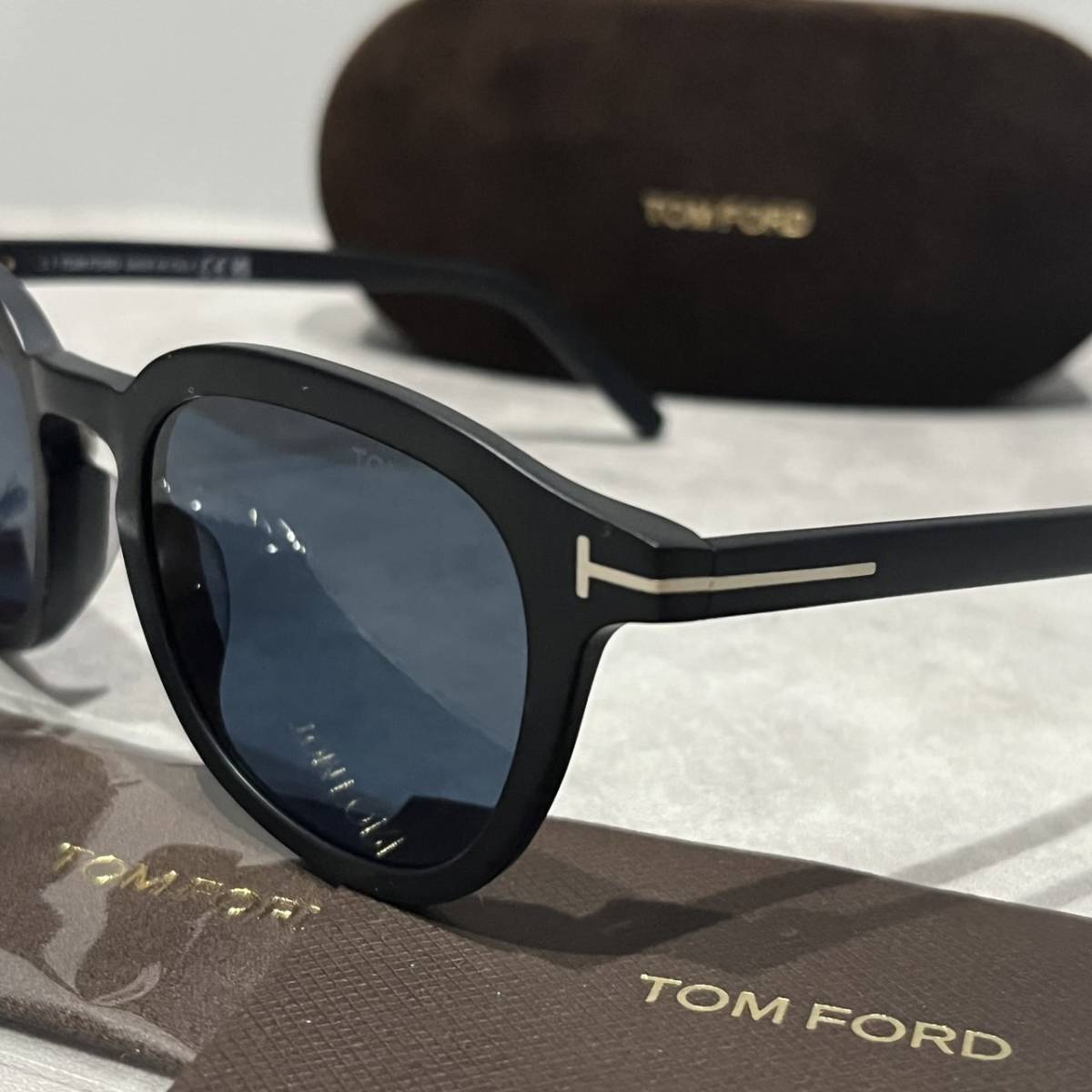 【送料無料】【正規品・新品】TOMFORD トムフォード TF816 FT816 02V フルリム ウェリントン ボストン イタリア製 サングラス_画像2