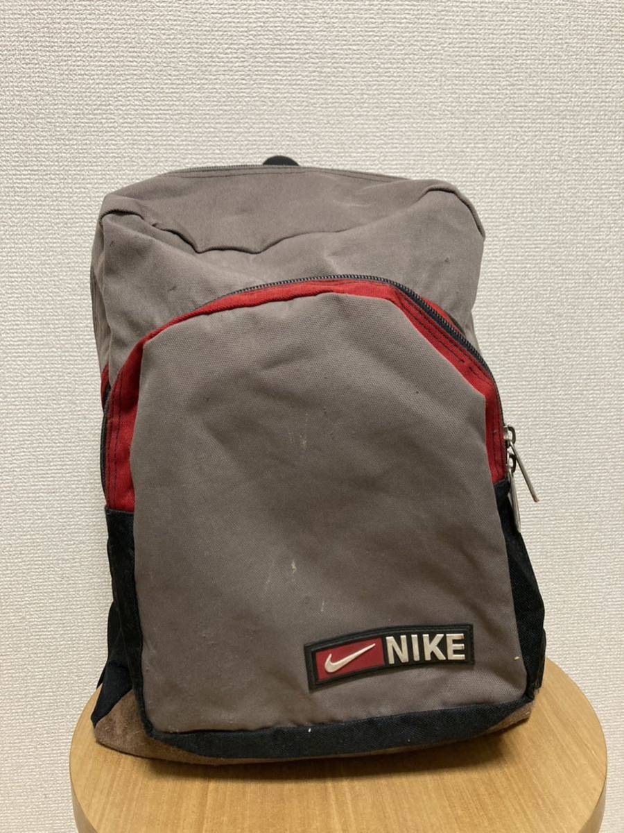 90's NIKE ナイキ ボトムレザー バックパック リックサック USA 90's NIKE ナイキ ボトムレザー バックパック リックサック USA