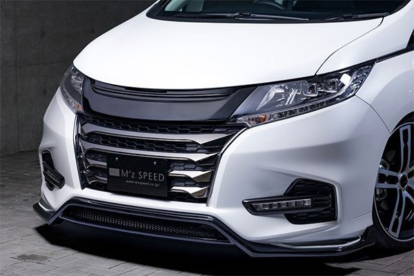 本物新品保証】 M'z SPEED フロントハーフスポイラー クリスタル
