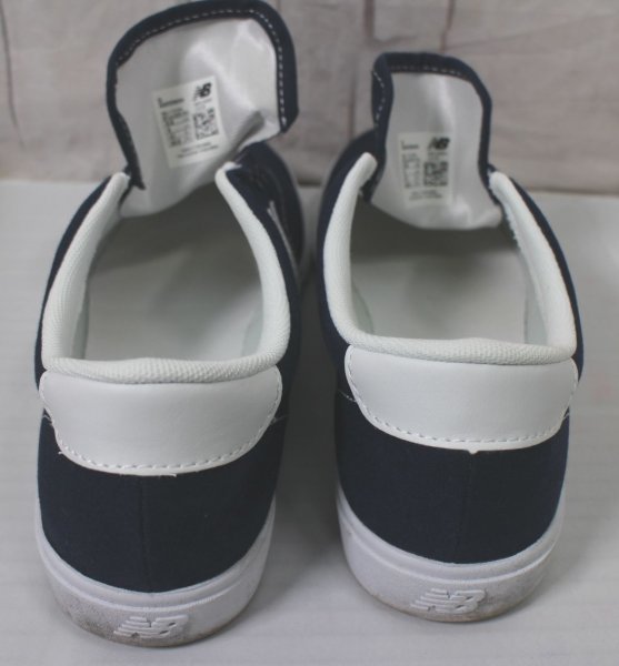 15 03185 ☆ ニューバランス スニーカー 26.5cm NAVY AM55NIW 男女兼用【USED品】_画像3