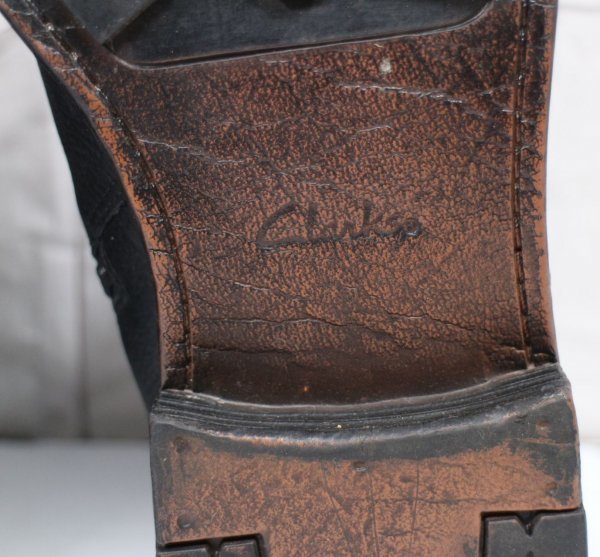 15 03162 ☆ Clarks クラークス オックスフォード フォックスウェイハイゴアテックス 26.0㎝ ブラック レザー メンズ【USED品】_画像8