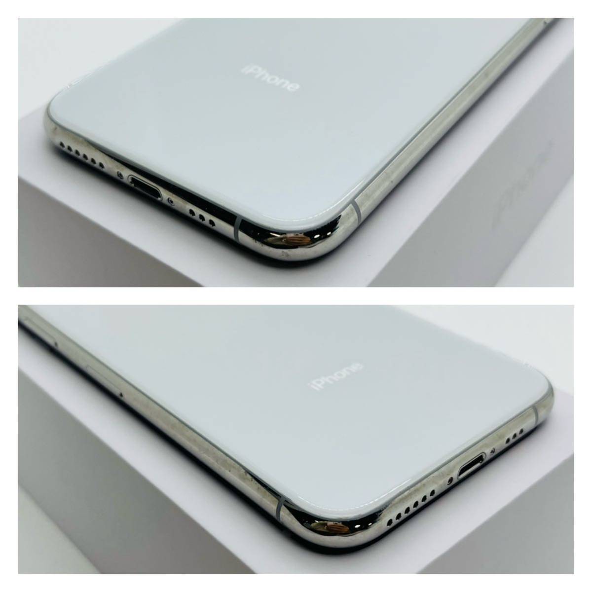 ヤフオク! - B 新品電池 iPhone Xs Silver 256 GB SIMフリー