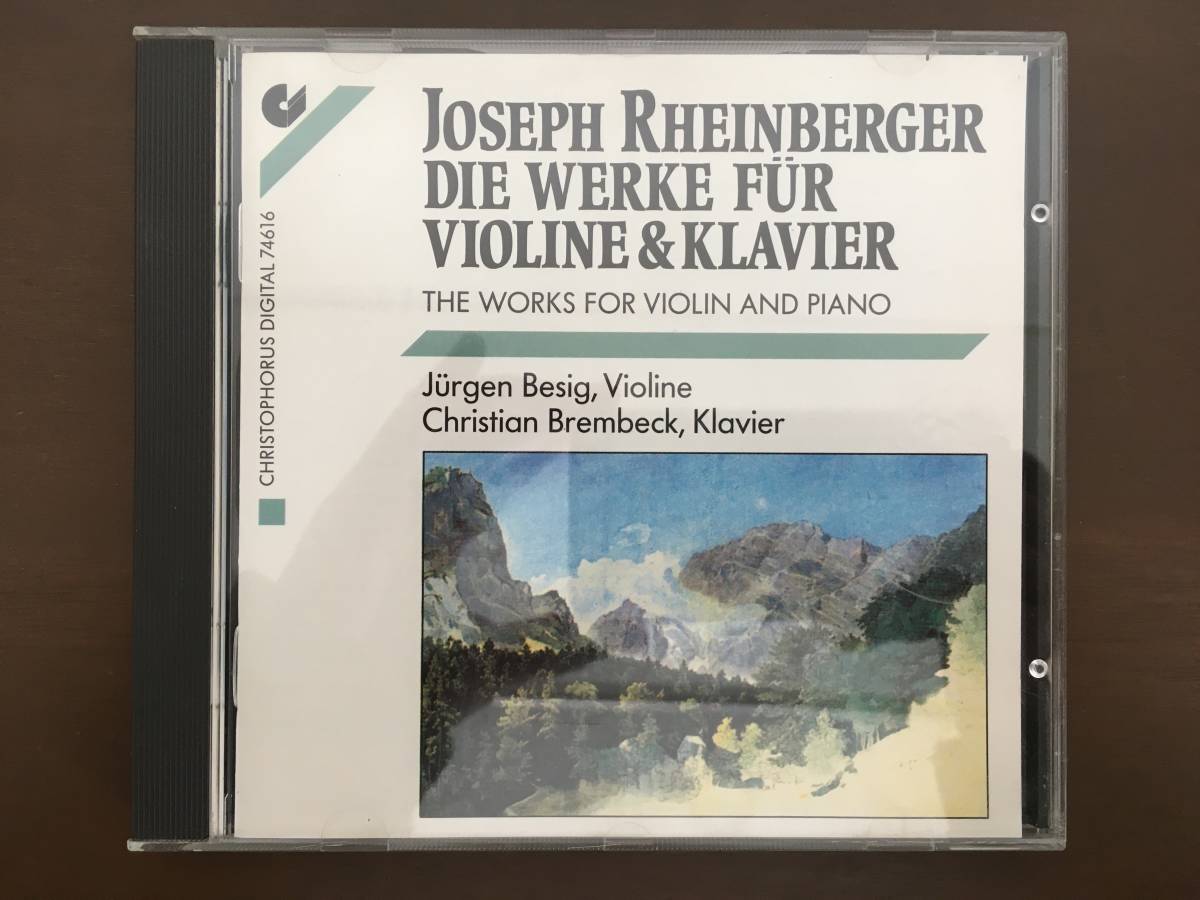 CD/JOSEPH RHEINBERGER　DIE WERKE FUR VIOLINE UND KLAVIER/【J20】 /中古