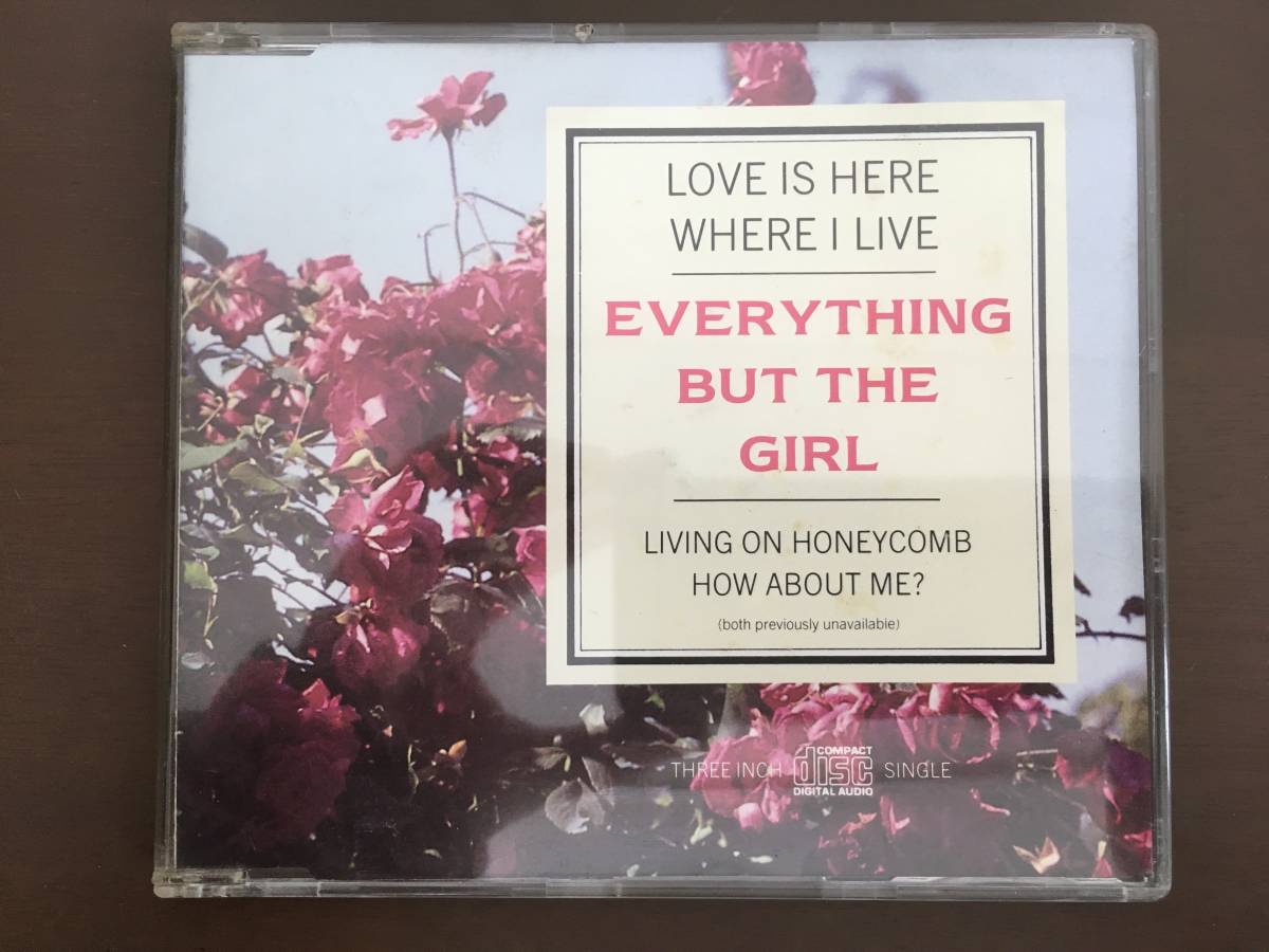 100%の保証 8cmCD/EVERYTHING BUT THE GIRL LOVE IS HERE WHEREI LIVE