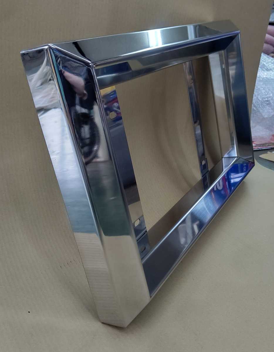 大型用ナンバー枠 ステンレス製40角タイプ デコトラ レトロ パーツ