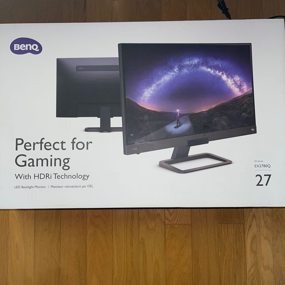 BenQ EX2780Q ゲーミングモニター 27インチ 144Hz未使用に近い-