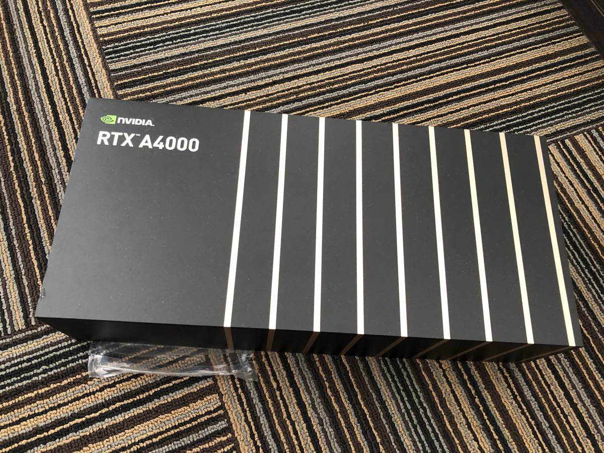 いのみです NVIDIA RTX A4000 16GER 中古品 1 のレシート