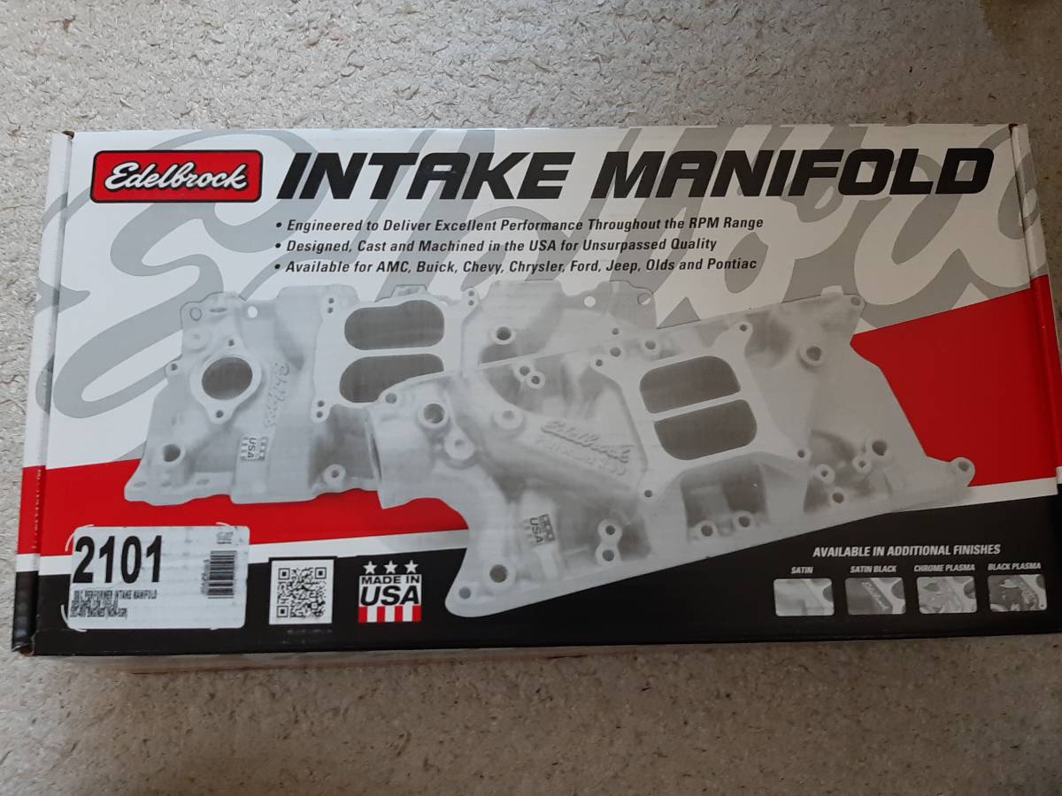 e- Dell block intake manifold 2101 new goods Chevrolet Camaro c10 Impala malibu L kami-no Monte Carlo c1500